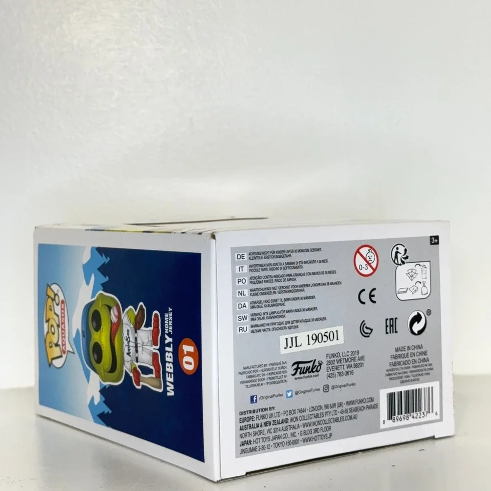 Webbly #01 Home Jersey Funko Pop! Everett AquaSox‎ Mascot Figure